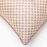 Ajrakh Silk block printed Cushion Cover
