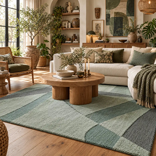 Drafte Hand Tufted Woollen Rug