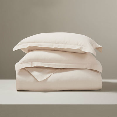 Rose Linen Duvet Cover Set