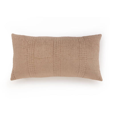 Petal Cotton Hand Quilted Lumbar Cushion Cover