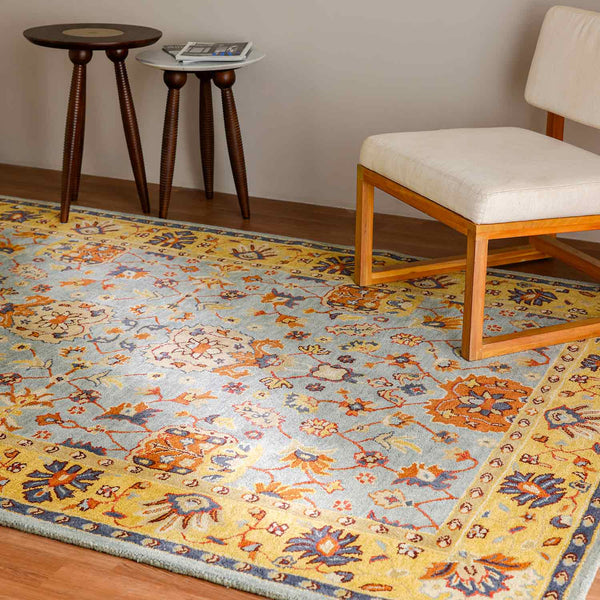 Neel-ambar Hand Tufted Woollen Rug