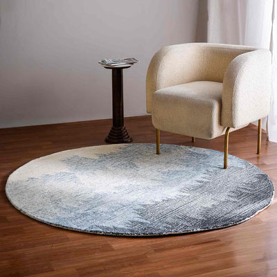 Ocean Hand Tufted Woollen Round Rug