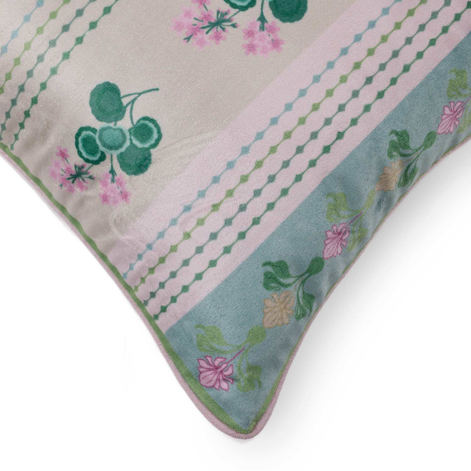 The Blossom Digital Printed Cotton Cushion Cover
