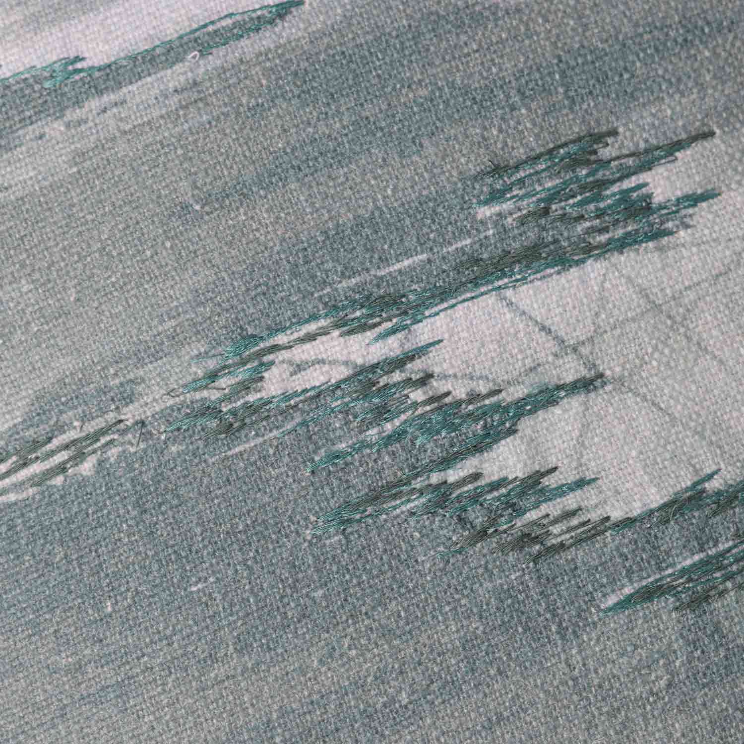 Ocean Canvas Digital Printed Cotton Cushion Cover