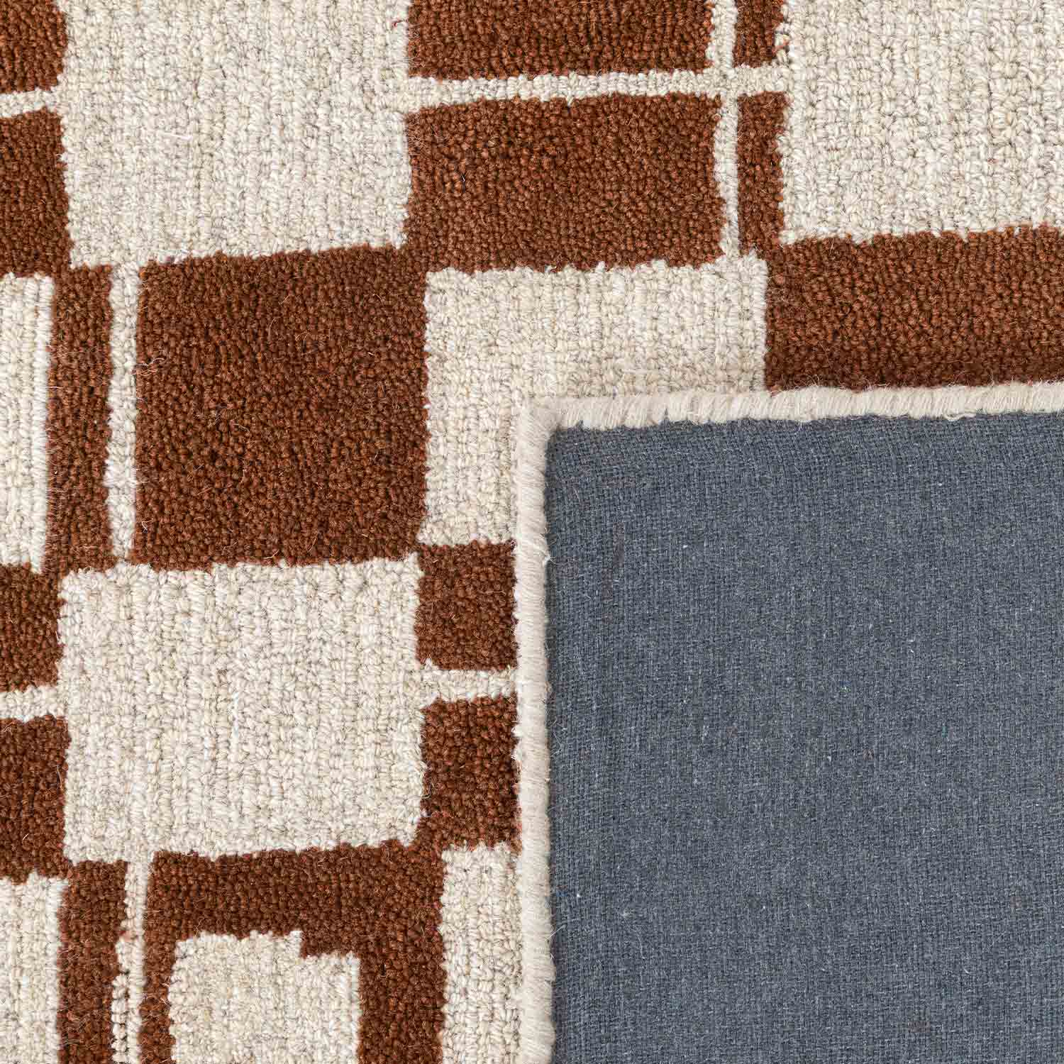 Shatranj Hand Tufted Woollen And Viscose Rug