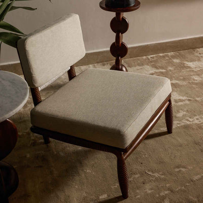 Retro Teak Accent Chair