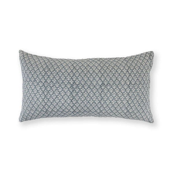 Fall Cotton Handblock Printed Lumbar Cushion Cover