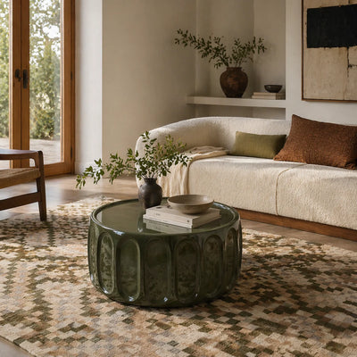 Tona Large Coffee Table - Olive