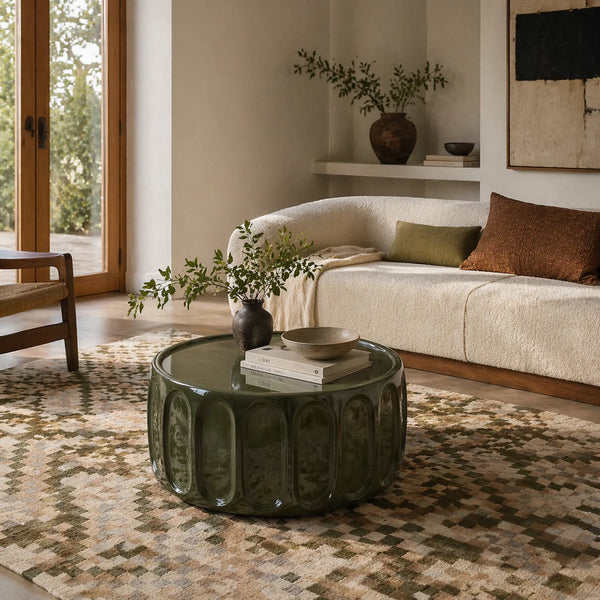Tona Large Coffee Table - Olive