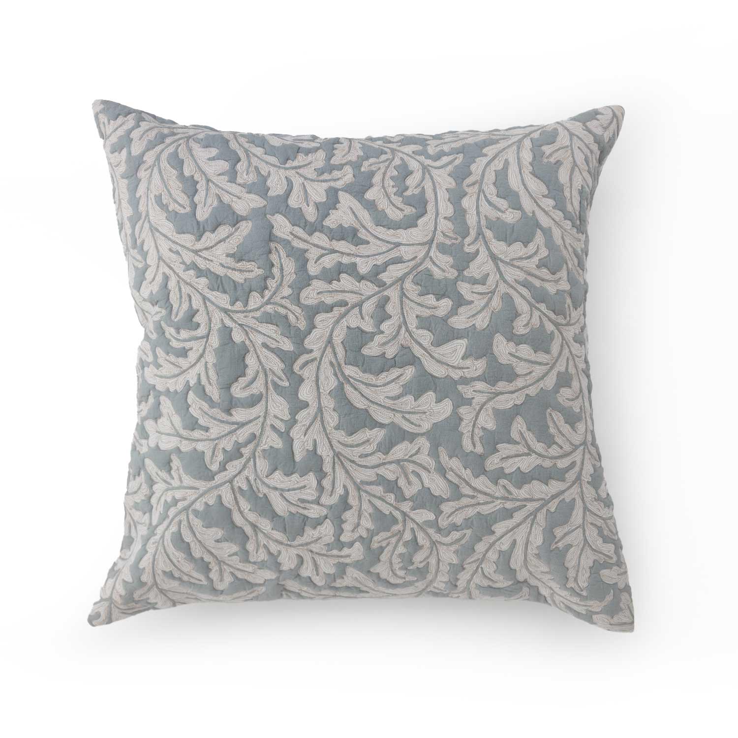 Cotton Handblock Printed Quilted Galleria Cushion Cover