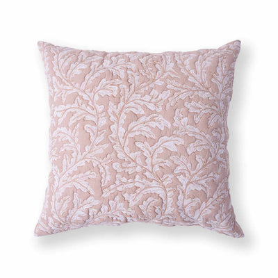 Leafair Hand Block Printed and Quilted Cushion Cover