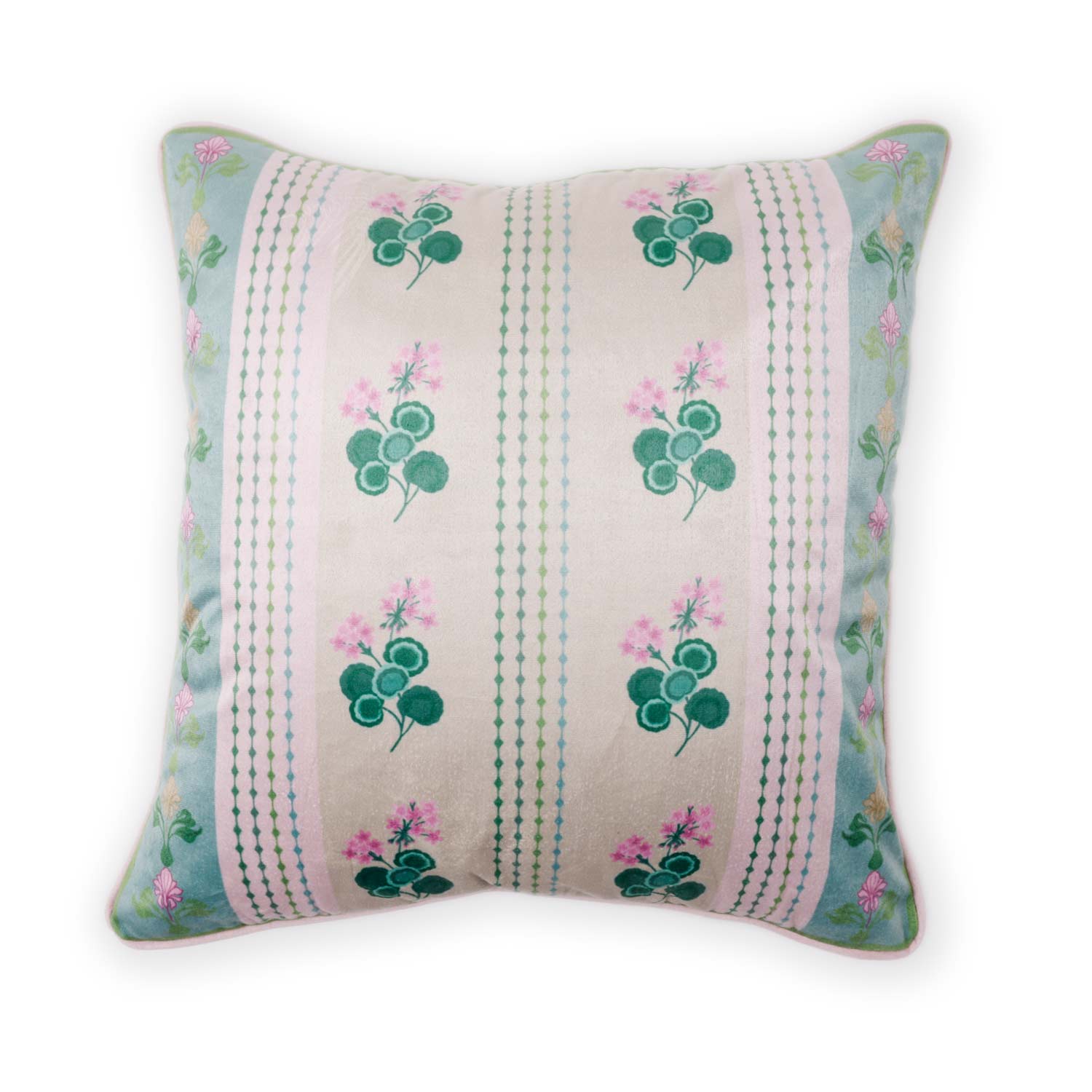 The Blossom Digital Printed Cotton Cushion Cover