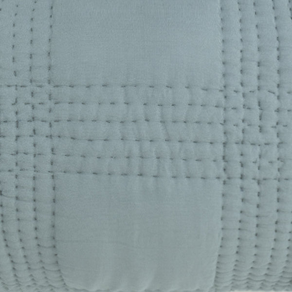 Dhara Vegan Silk Hand-Quilted Lumbar Cushion Cover