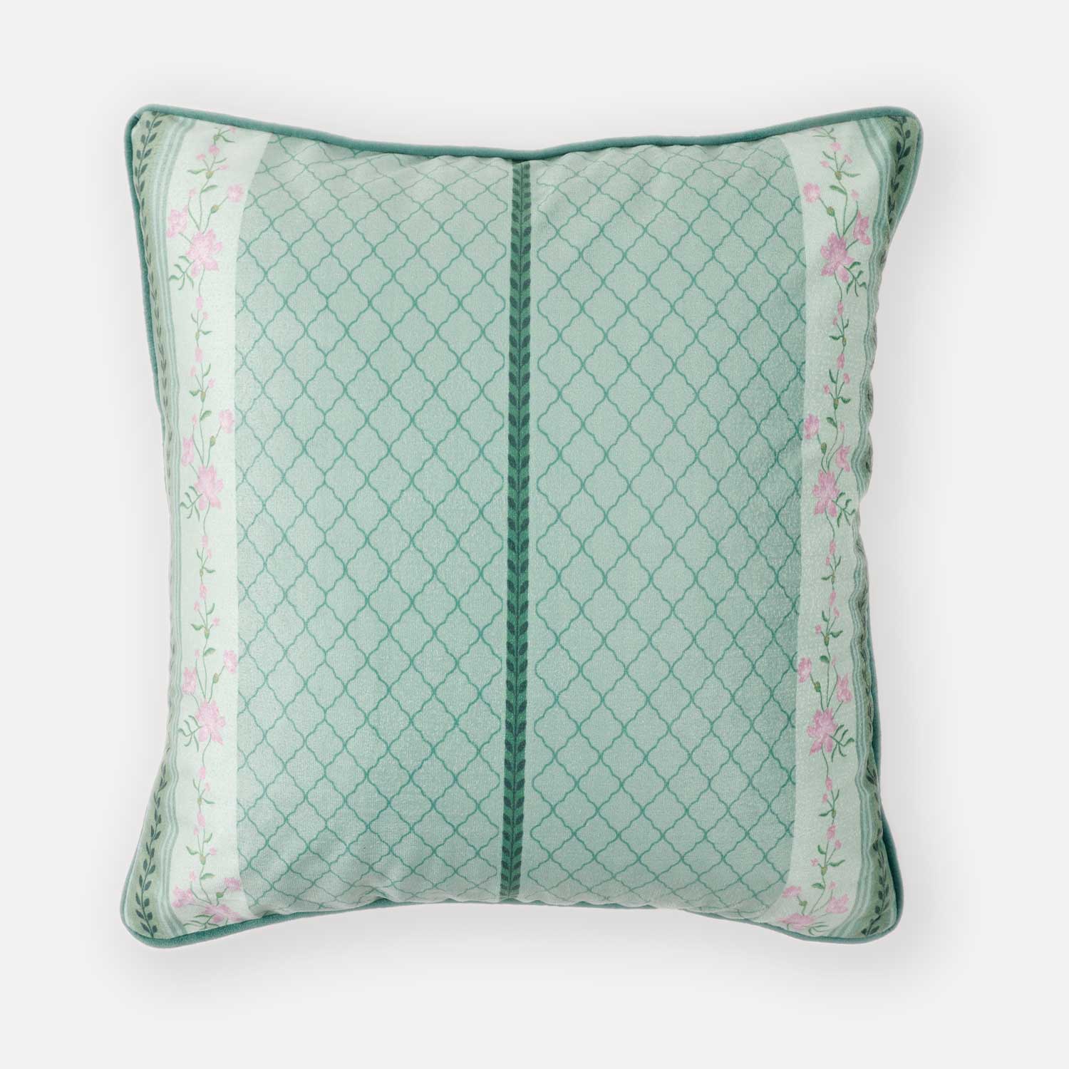 Indigo Mist Digital Printed Cotton Cushion Cover