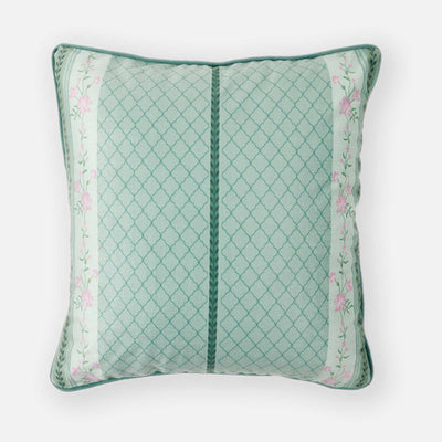 Indigo Mist Digital Printed Cotton Cushion Cover