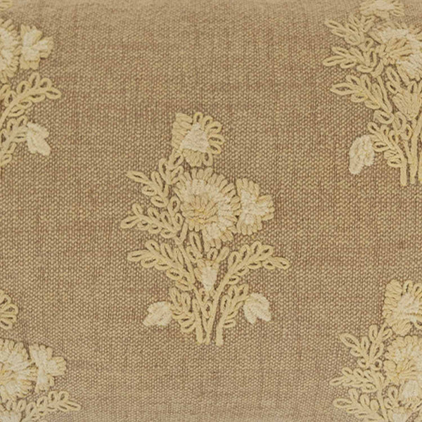 Chaturra Cotton Embroidered Cushion Cover