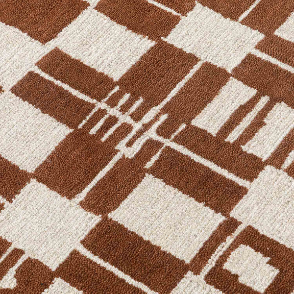 Shatranj Hand Tufted Woollen And Viscose Rug