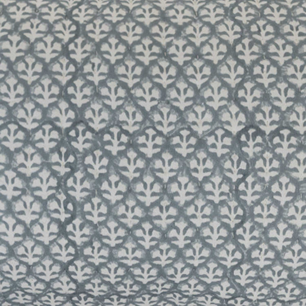 Fall Cotton Handblock Printed Lumbar Cushion Cover