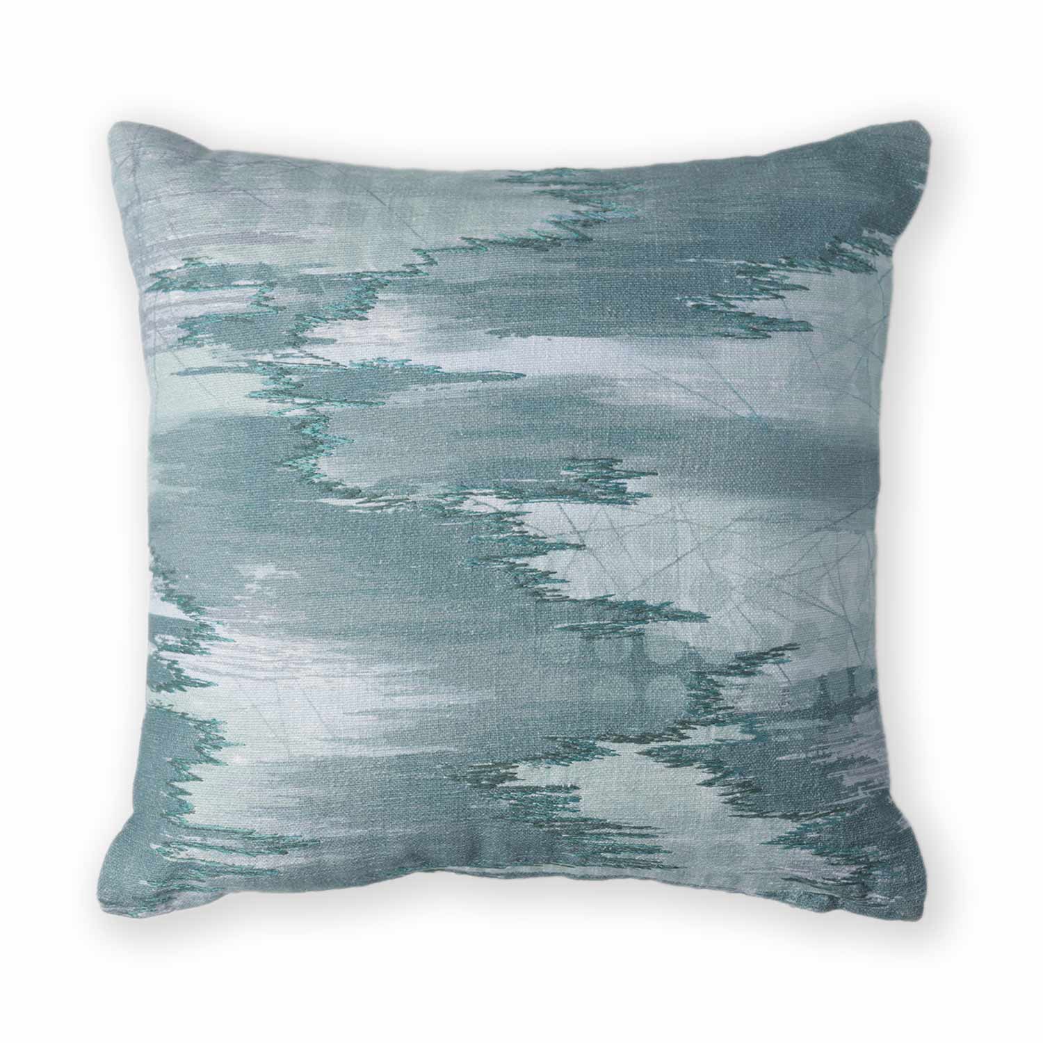 Ocean Canvas Digital Printed Cotton Cushion Cover