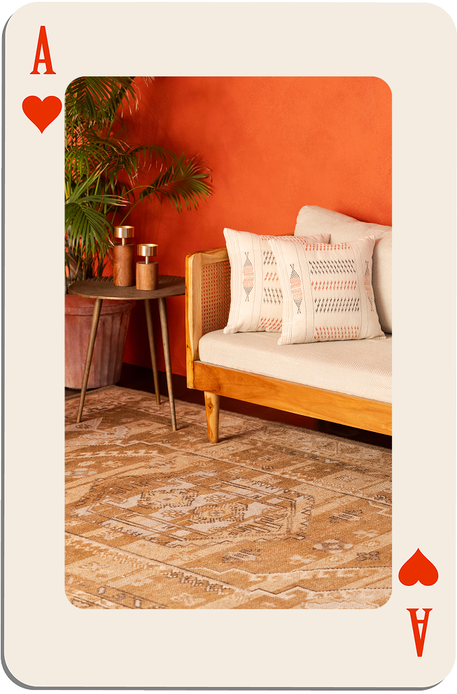 Inviting spaces for cards and good company.