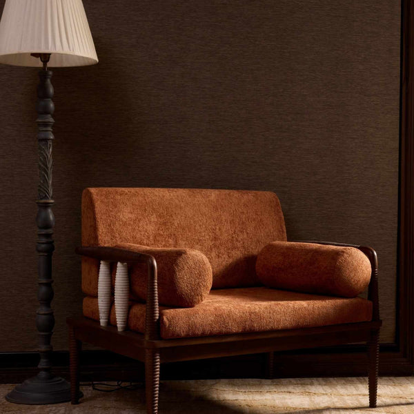 Marmoris Teak Single Seater Sofa with Marble Piers