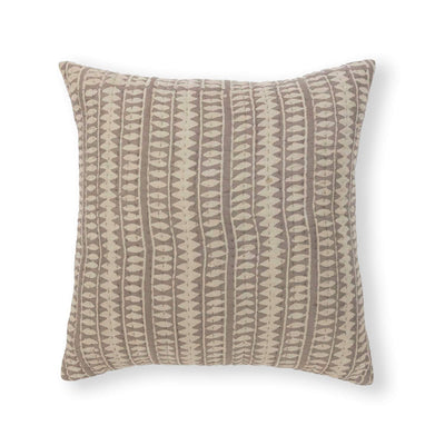 Ruva Cotton Dabu Printed and Quilted Cushion Cover