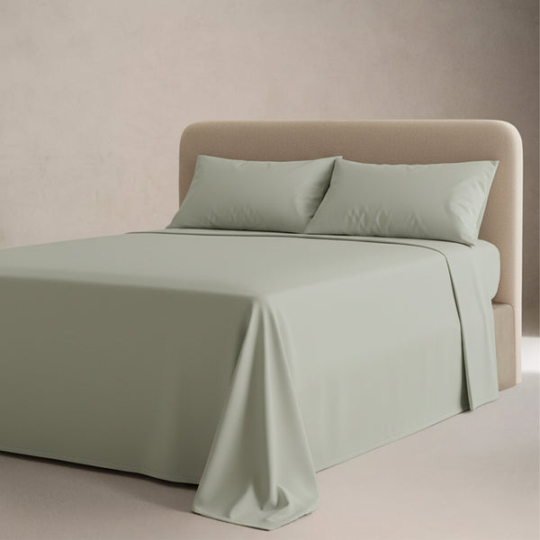Clair Cotton Percale Flatsheet Set