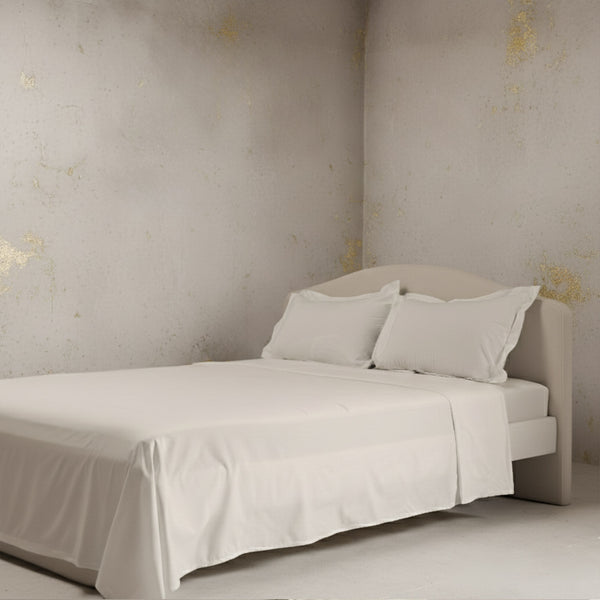 Iris Cotton Percale Flatsheet Set