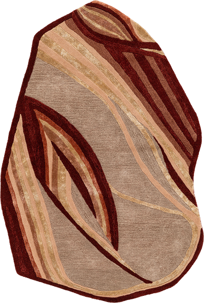 Kulhad Hand Tufted Woollen And Viscose Rug