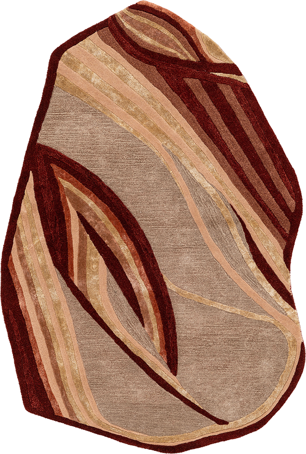 Kulhad Hand Tufted Woollen And Viscose Rug