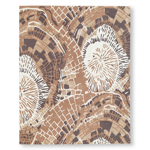 Uncapped Canopy Hand Tufted Woollen and Viscose Rug