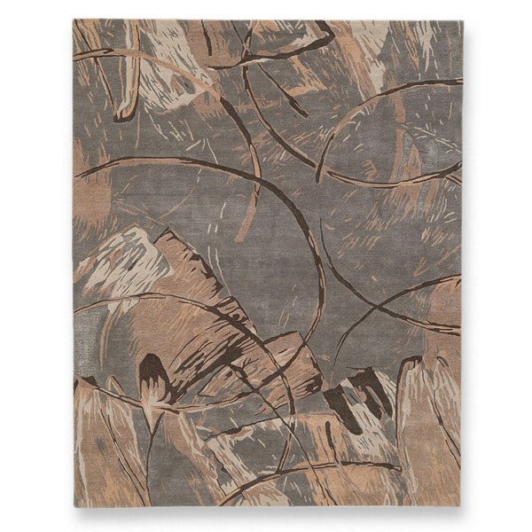 Mosaic Hand Tufted Woollen and Viscose Rug