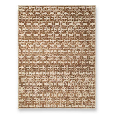 Latticed  Hand Tufted Woollen Rug