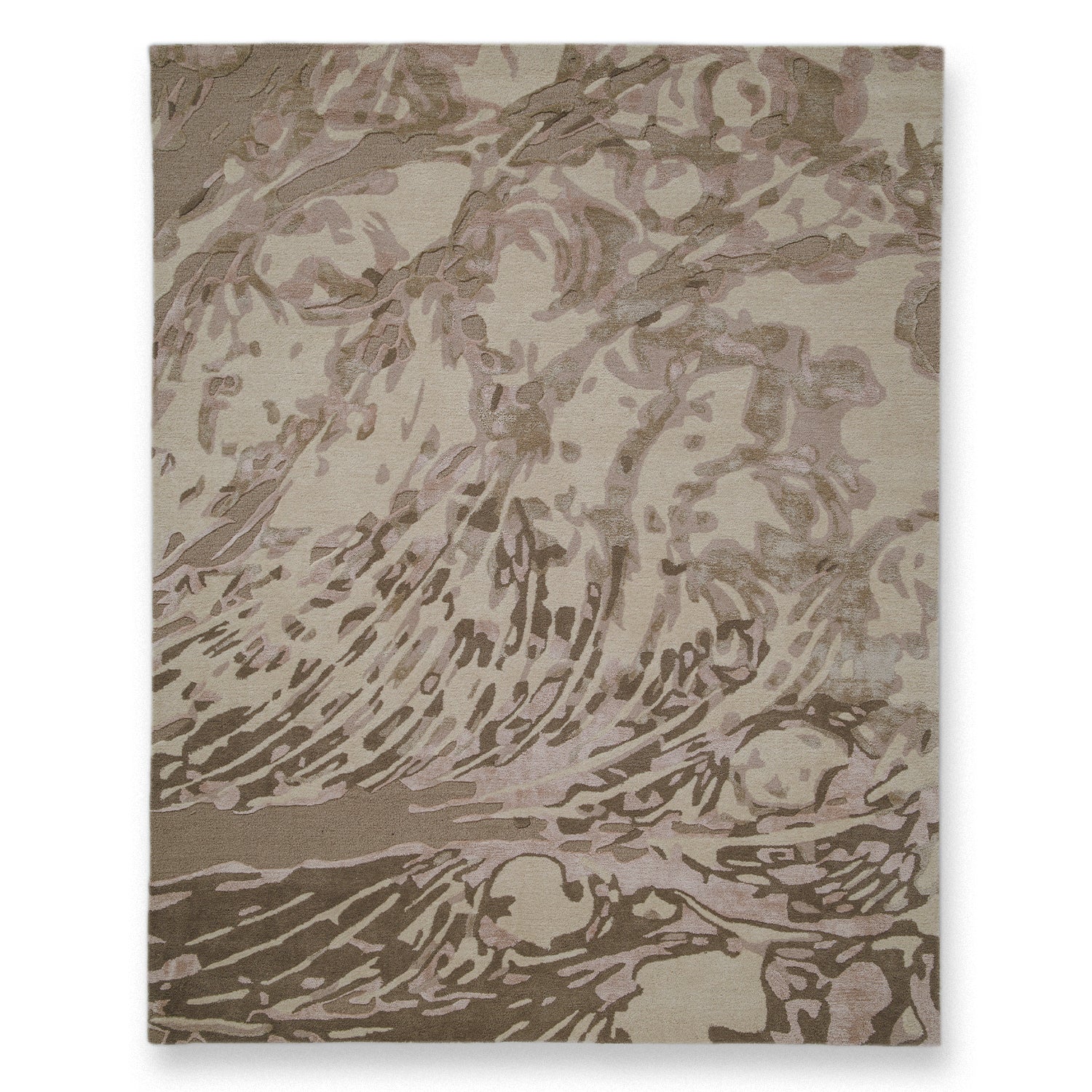 Marble Hand Tufted Wool And Viscose Rug