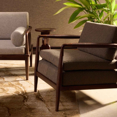 Deccan Teak Lounge Chair