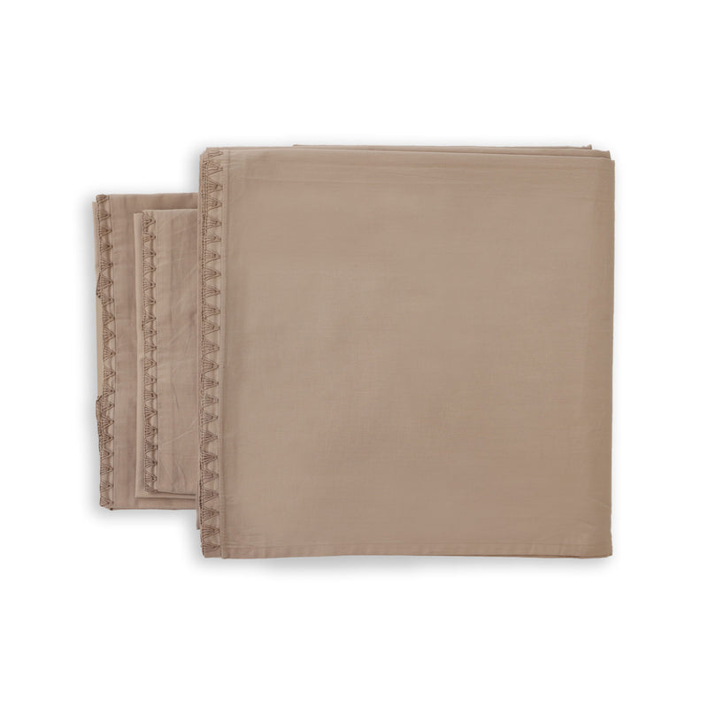 Poppy Cotton Percale Flatsheet