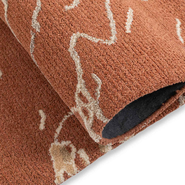 Veins'  Hand Tufted Woollen Rug