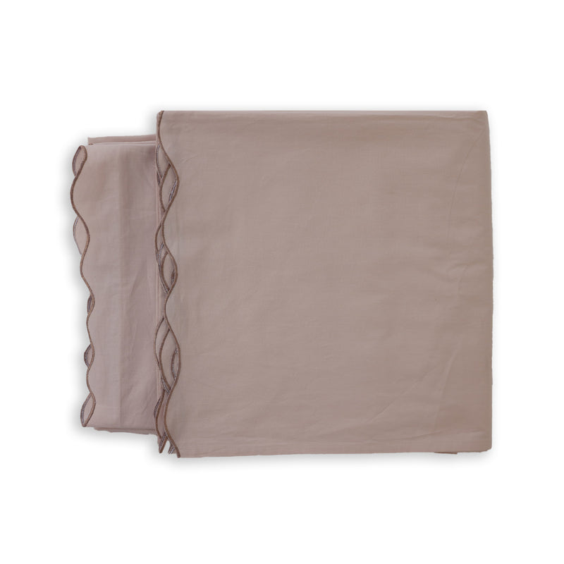 Camelia Cotton Percale Flatsheet Set