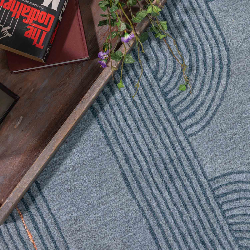 Farida Hand Tufted Woollen And Viscose Rug