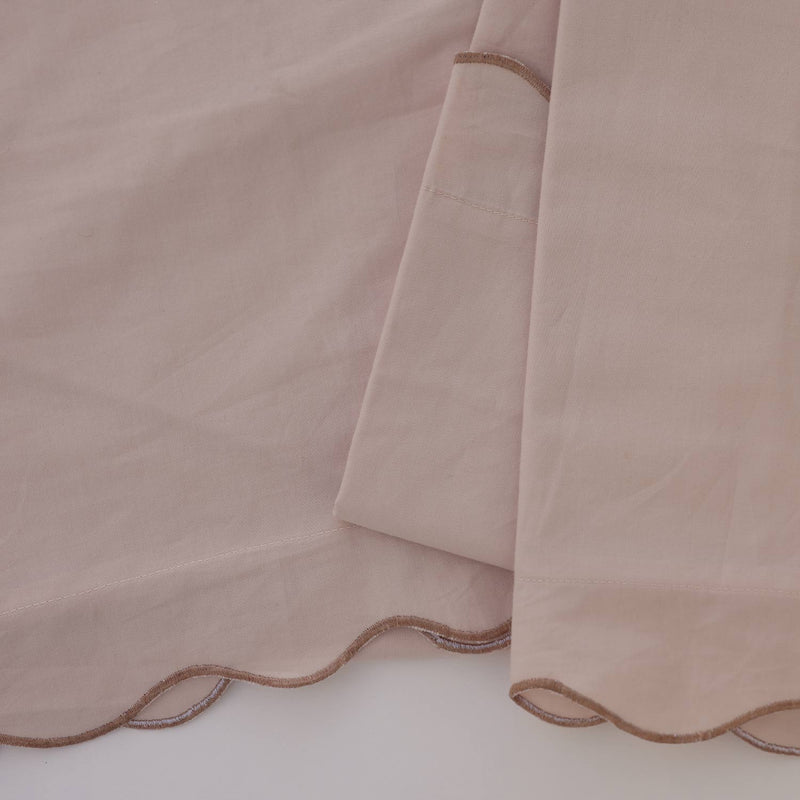 Camelia Cotton Percale Flatsheet Set