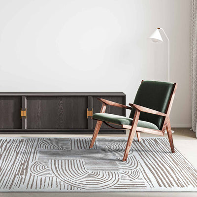 Jabari Hand Tufted Woollen And Viscose Rug