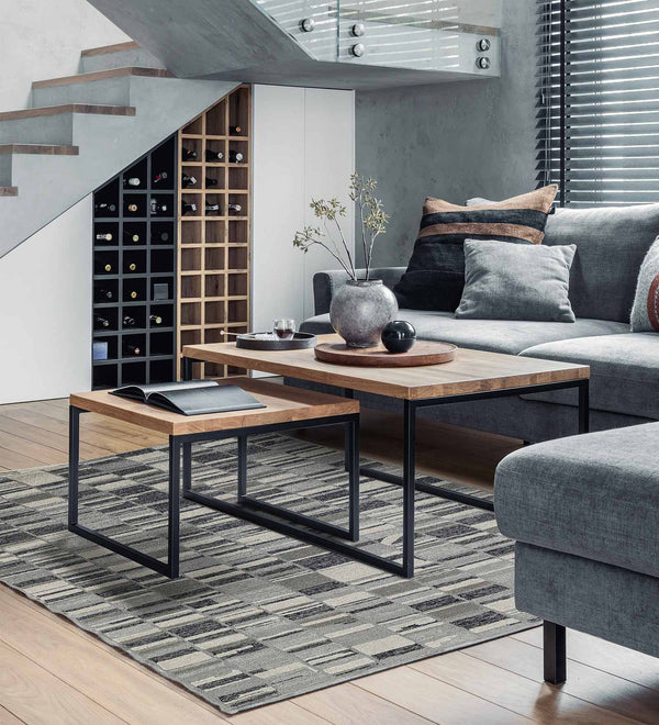 Khalfani  Hand Tufted Woollen And Cotton Rug