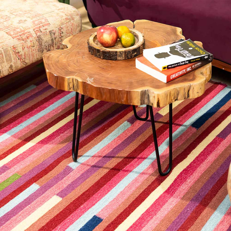Bazegha Hand Woven Woollen Dhurrie