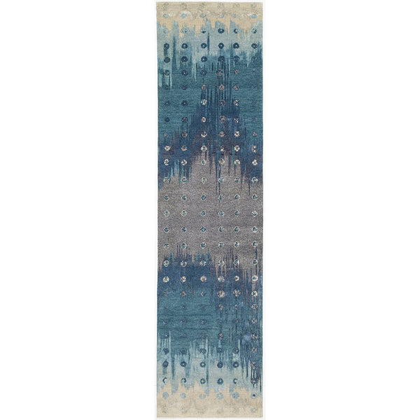 Rangrez Hand Knotted Woollen and Silk Rug By Abraham & Thakore