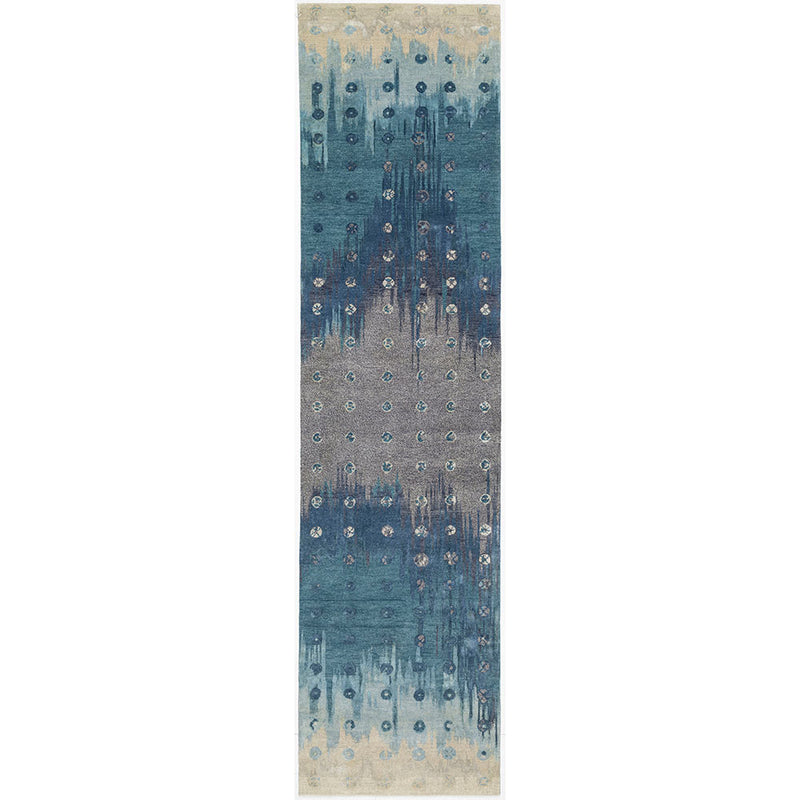 Rangrez Hand Knotted Woollen and Silk Rug By Abraham & Thakore