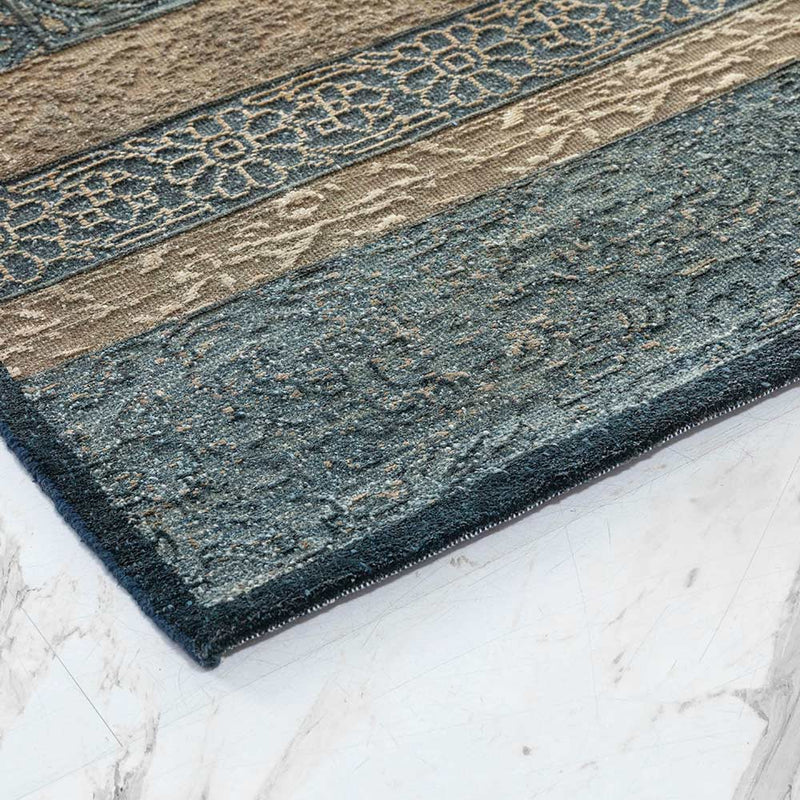 Mahtab Bagh Hand Knotted Woollen and Silk Rug