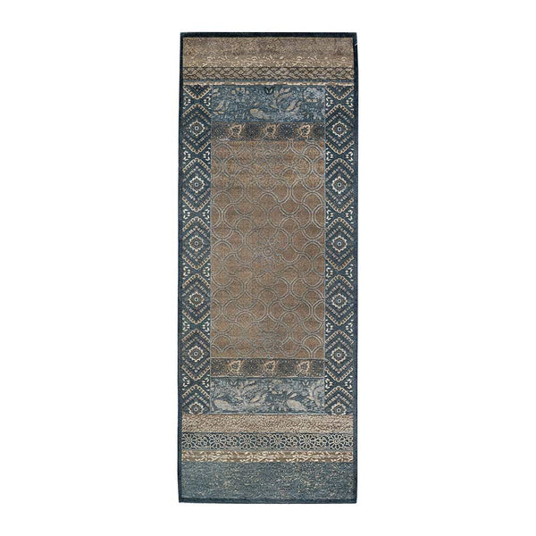 Mahtab Bagh Hand Knotted Woollen and Silk Rug