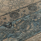 Mahtab Bagh Hand Knotted Woollen and Silk Rug