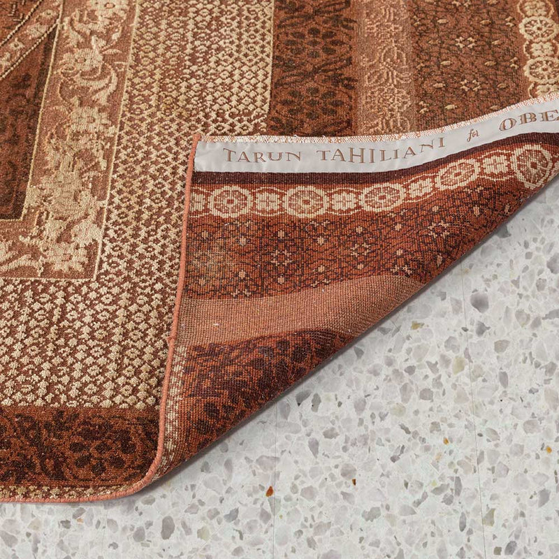 Charbagh Hand Knotted Woollen and Silk Rug