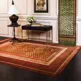 Paisley Panorama Hand Knotted Woollen and Silk Rug By Tarun Tahiliani